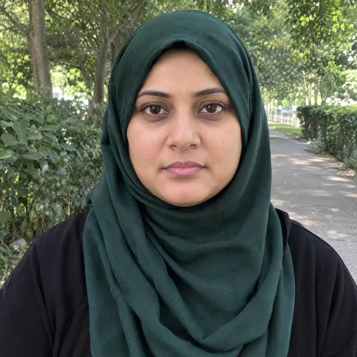 Portrait with headscarf
