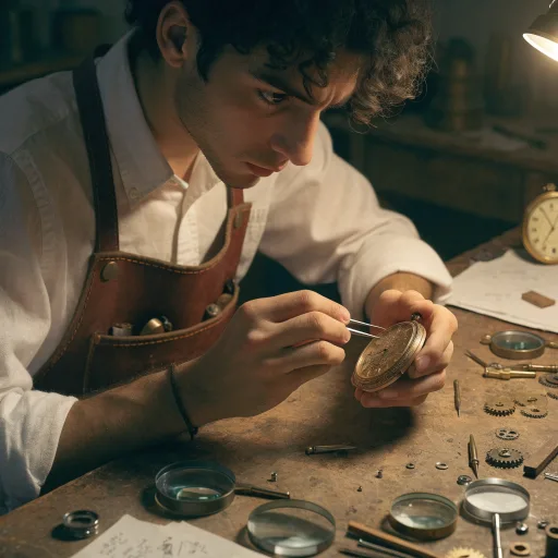 Watchmaker at work