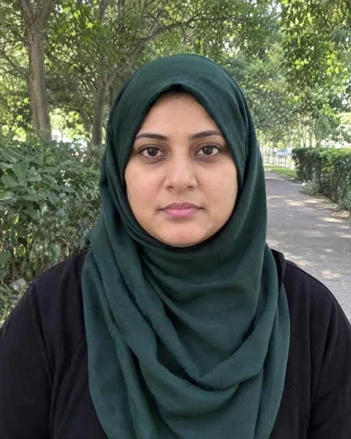 Portrait with a scarf