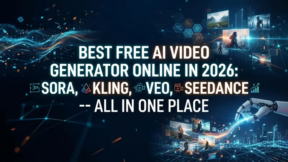 2026年版・無料で使えるAI動画生成ツール：Sora、Kling、Veo、Seedanceなど全部ひとつに