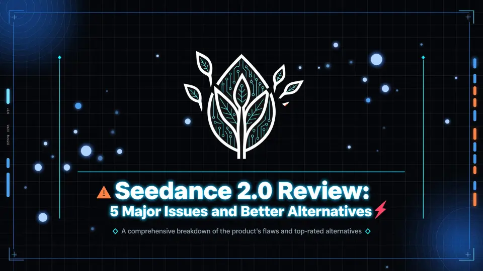 Seedance 2.0レビュー：5つの主な問題点とより良い代替手段