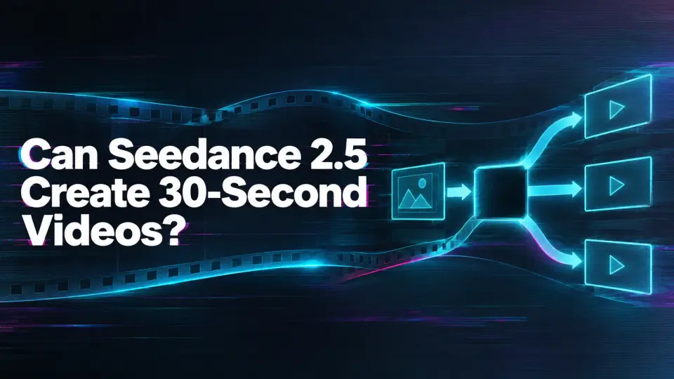 Can Seedance 2.5 Create 30-Second Videos?