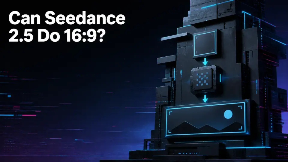 Can Seedance 2.5 Generate 16:9 Videos?