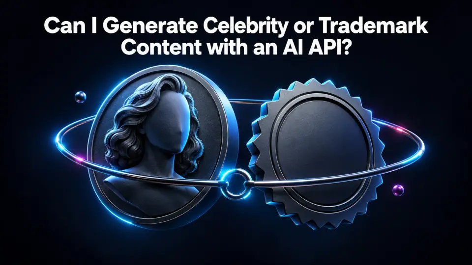Can I Generate Celebrity or Trademark Content with an AI API?