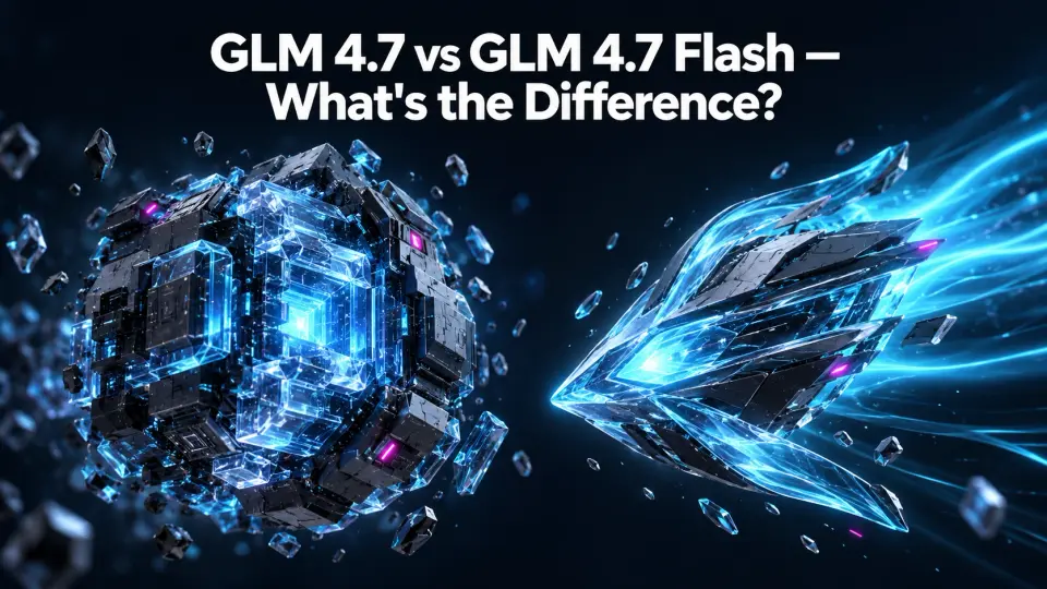 GLM 4.7 vs GLM 4.7 Flash — What's the Difference?