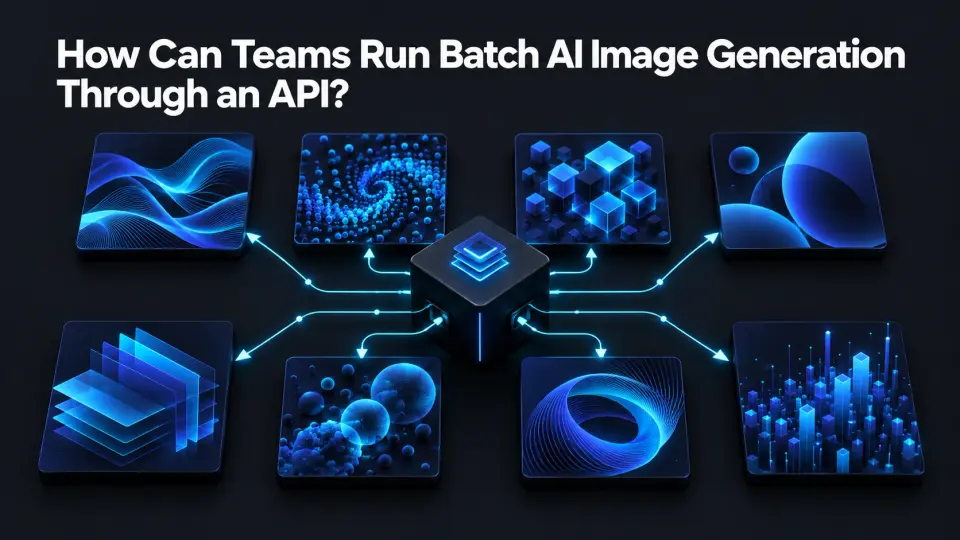 How Can Teams Run Batch AI Image Generation Through an API?