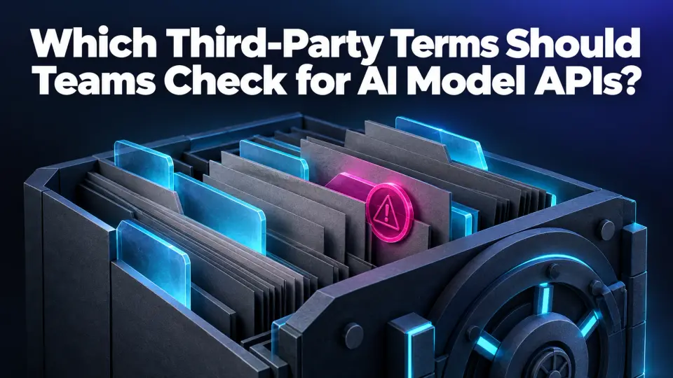 Which Third-Party Terms Should Teams Check for AI Model APIs?