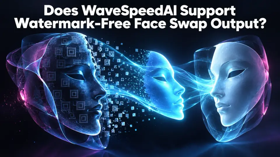 Does WaveSpeedAI Support Watermark-Free Face Swap Output?