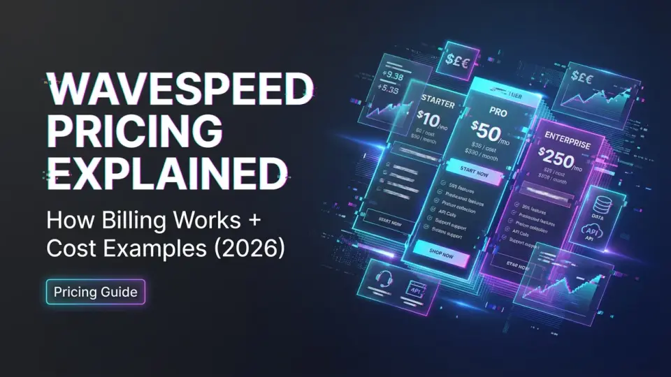 WaveSpeed 가격 설명: 청구 방식 및 비용 예시 (2026)