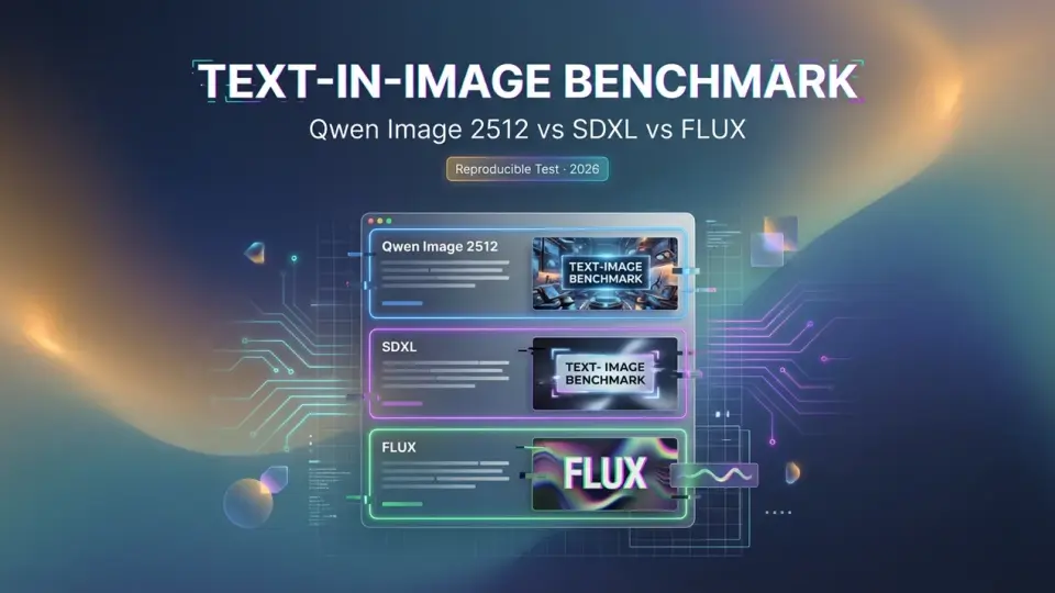 재현 가능한 벤치마크: Qwen Image 2512 vs SDXL vs FLUX 텍스트-인-이미지 비교