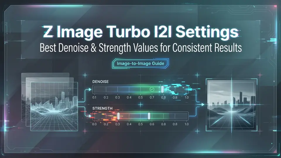 Z-Image Turbo 이미지-투-이미지: 일관된 결과를 위한 최적의 노이즈 제거/강도 값
