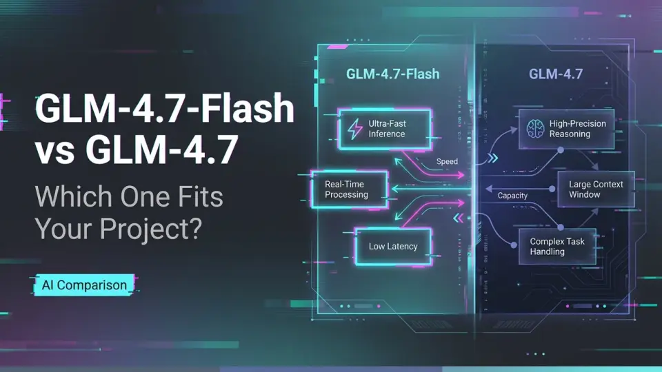GLM-4.7-Flash vs GLM-4.7: 어떤 모델이 당신의 프로젝트에 맞을까?