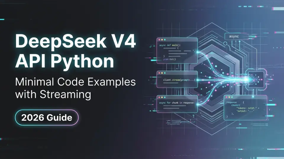 DeepSeek V4 API Python: 스트리밍을 포함한 최소 코드 예제