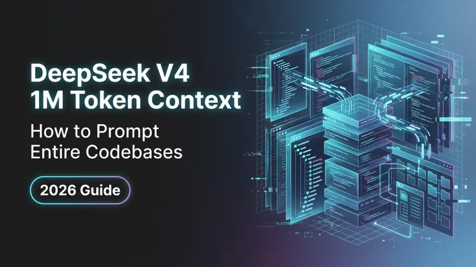 DeepSeek V4 1M Token Context: 전체 코드베이스에 프롬프트하는 방법