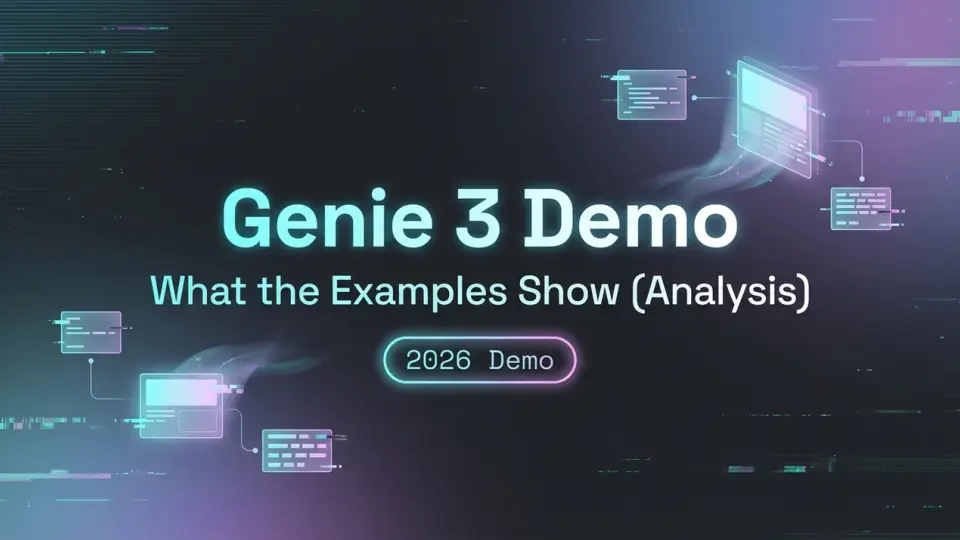Genie 3 데모 분석: 예제들이 보여주는 것