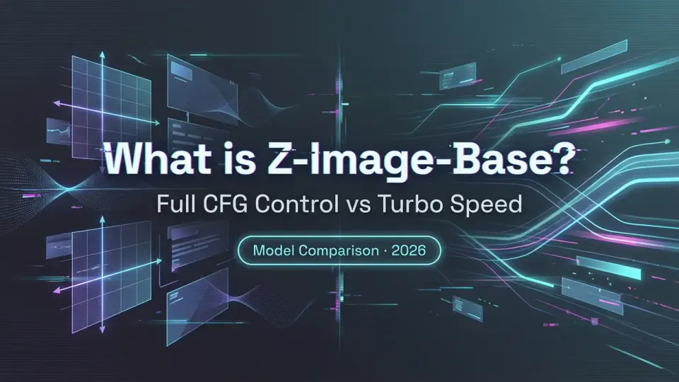 Z-Image-Base란 무엇인가? 완전한 CFG 제어 vs 터보 속도