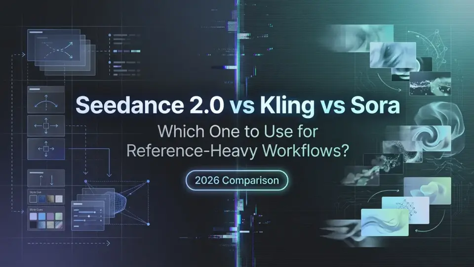 Seedance 2.0 vs Kling vs Sora: 레퍼런스 중심 워크플로우에 어떤 것을 사용해야 할까?