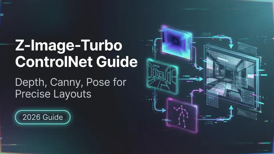 Z-Image-Turbo ControlNetガイド：正確なレイアウトのためのDepth、Canny、Pose