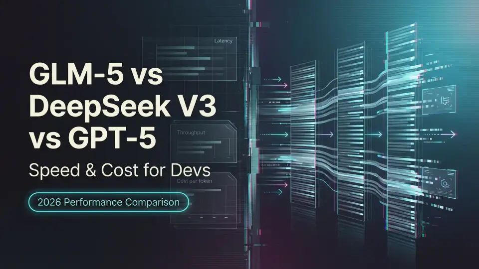 GLM-5 vs DeepSeek V3 vs GPT-5：開発者向け速度・コスト比較