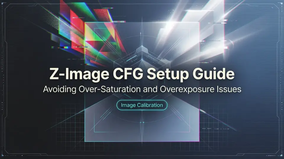 Z-Image CFGセットアップガイド：過飽和と露出過多の問題を避ける方法