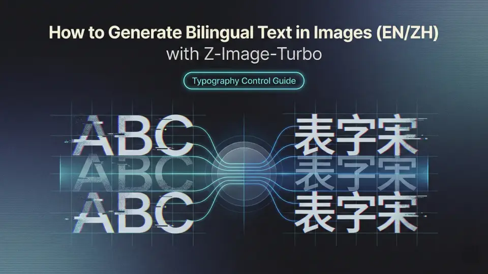 Z-Image-Turboで画像に英中バイリンガルテキストを生成する方法
