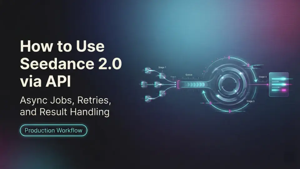 APIでSeedance 2.0を使う方法：非同期ジョブ、リトライ、結果処理