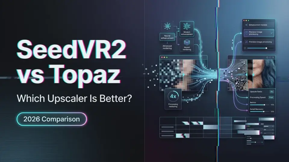 SeedVR2 vs Topaz: どちらのアップスケーラーが優れているか？