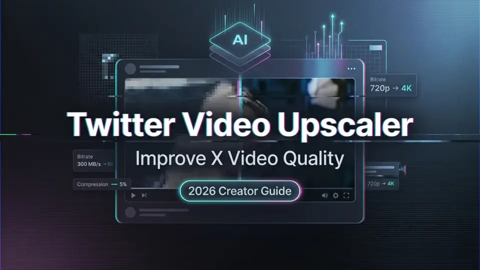 Twitter動画アップスケーラー：X動画の画質を向上させる