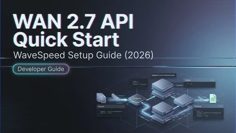 WAN 2.7 APIクイックスタート on WaveSpeed (2026)