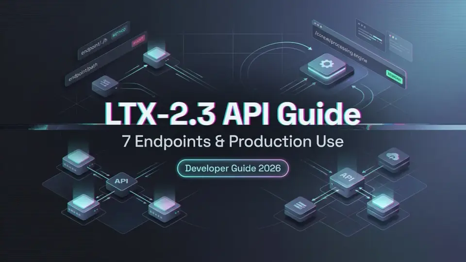 LTX-2.3 APIガイド：7つのエンドポイント、アクセスオプションと本番環境での活用