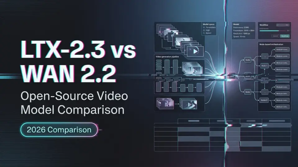 LTX-2.3 vs WAN 2.2：オープンソース動画モデル比較（2026年）