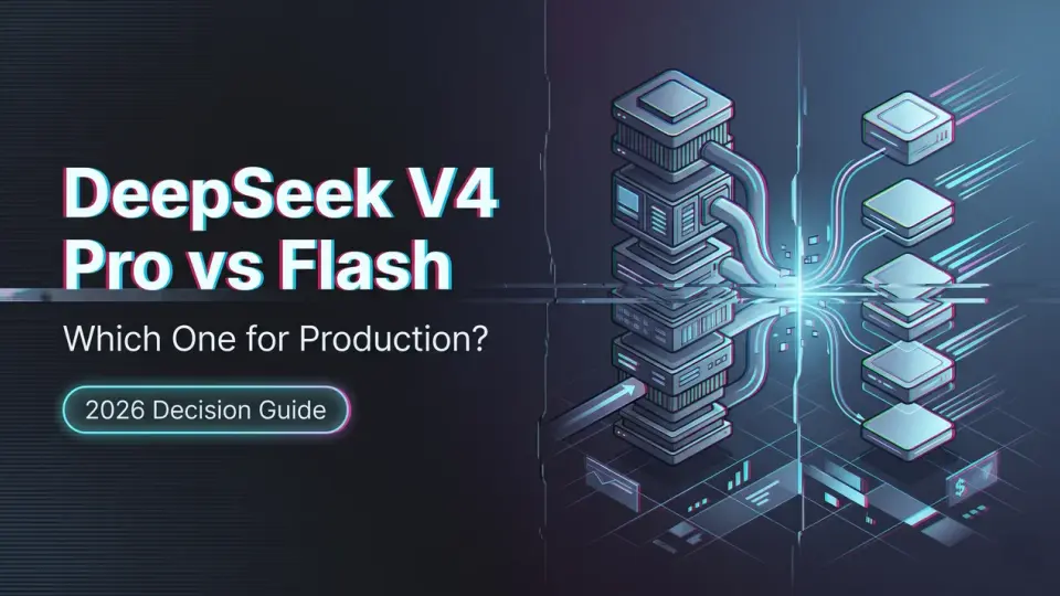 DeepSeek V4 Pro vs Flash: 프로덕션에는 어떤 것을?