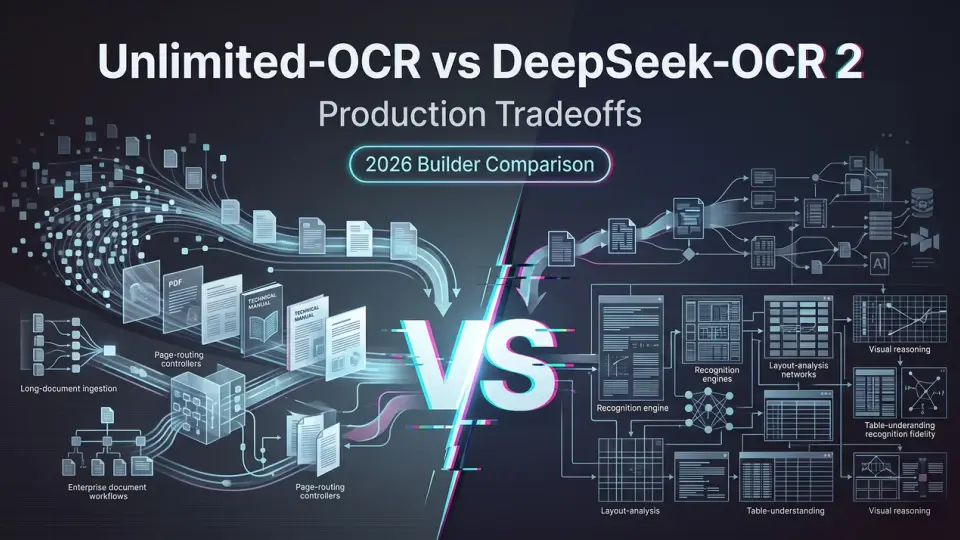 Unlimited-OCR vs DeepSeek-OCR 2: Production Tradeoffs