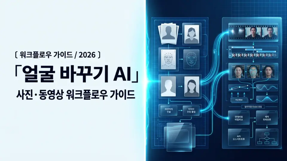 얼굴 바꾸기 AI: 사진·동영상 워크플로우 가이드