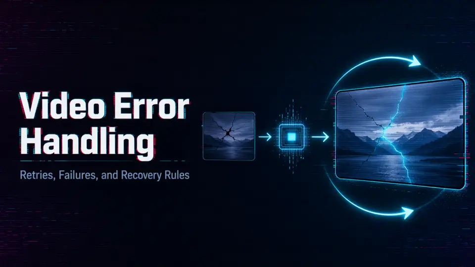 What Are Best Practices for AI Video Generation Error Handling?