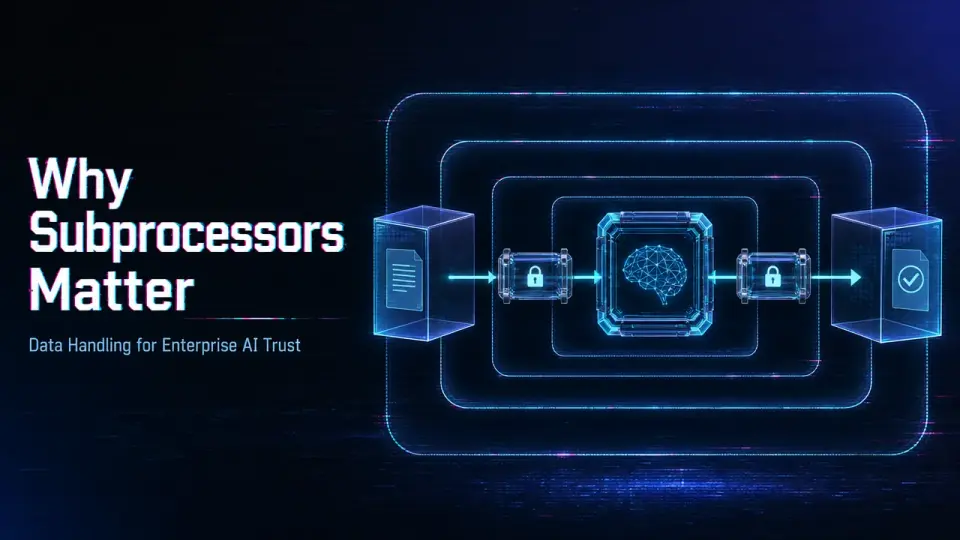 Why Do Subprocessor Lists and Data Handling Matter for AI Vendors?