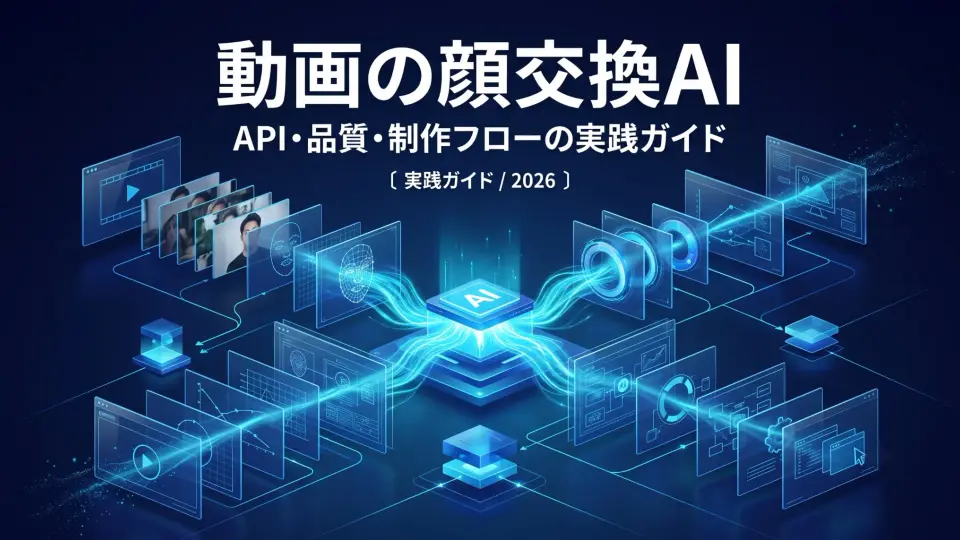 動画の顔交換AI：API・品質・制作フローの実践ガイド