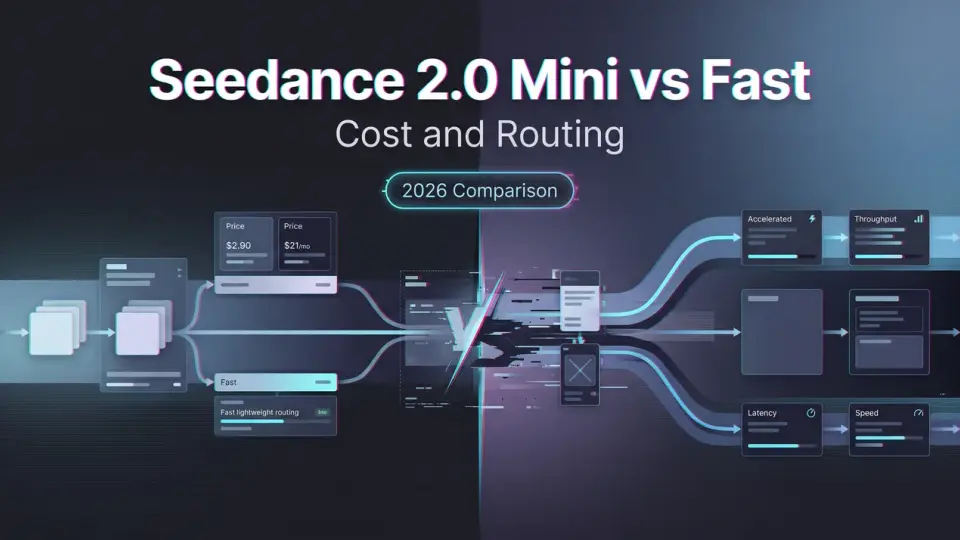 Seedance 2.0 Mini vs Fast: Cost and Routing