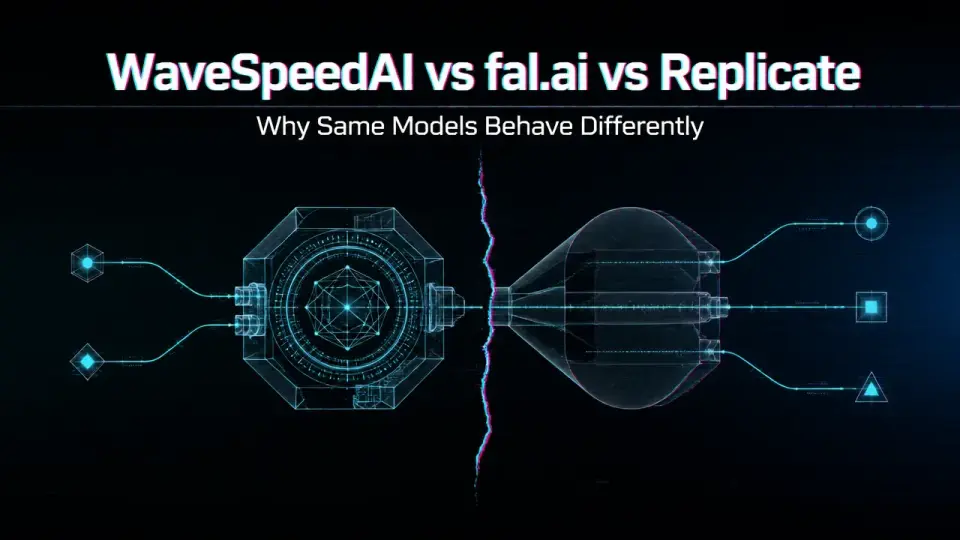 Why Can the Same AI Model Perform Differently on WaveSpeedAI, fal.ai, and Replicate?
