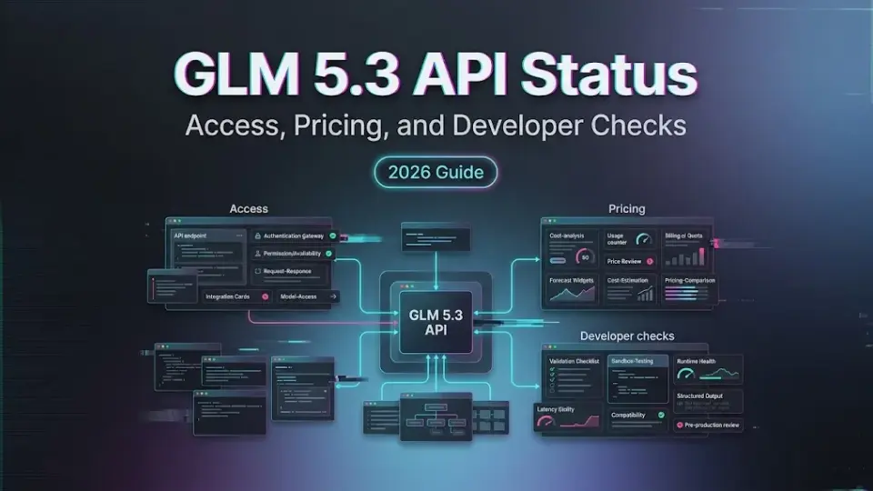 GLM 5.3 API Status: Access, Pricing, and Developer Checks