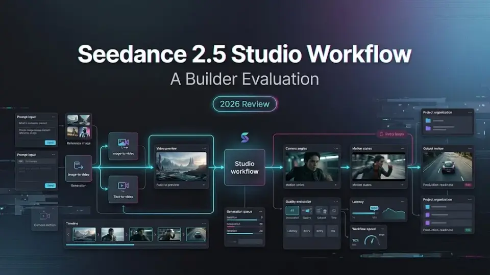 Seedance 2.5 Studio Workflow: A Builder Evaluation