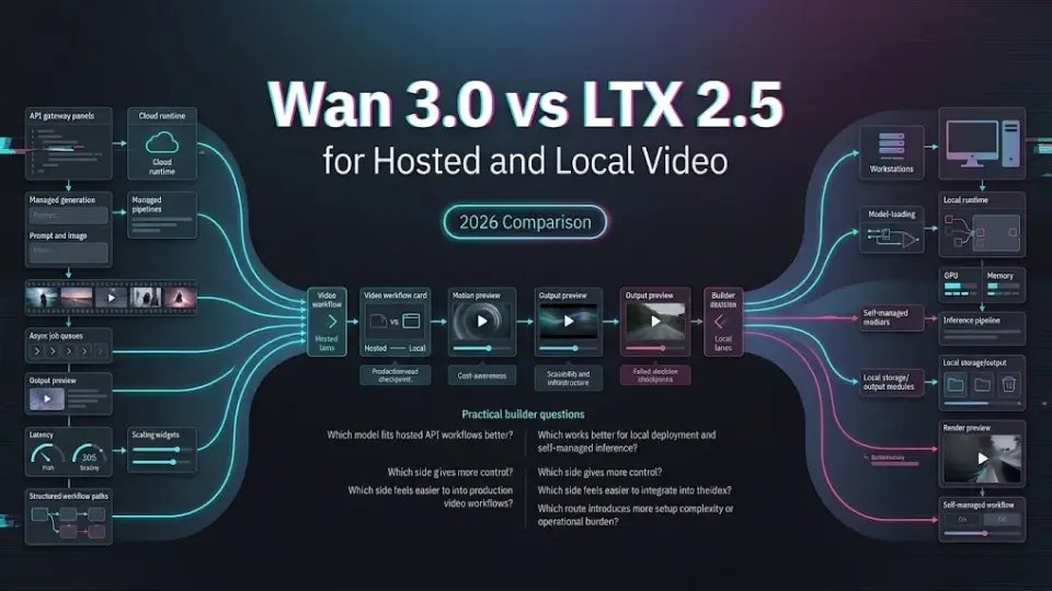 Wan 3.0 vs LTX 2.5 for Hosted and Local Video