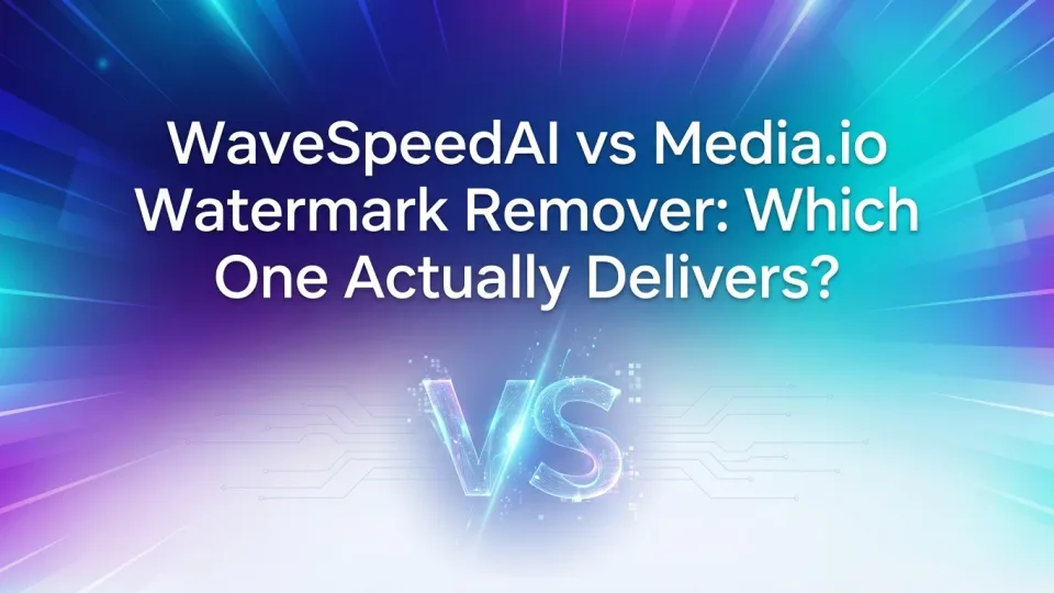 WaveSpeedAI vs Media.io Eliminador de Marcas de Agua: ¿Cuál Realmente Cumple?