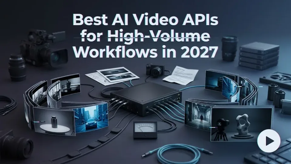 Best AI Video APIs for High-Volume Workflows in 2027