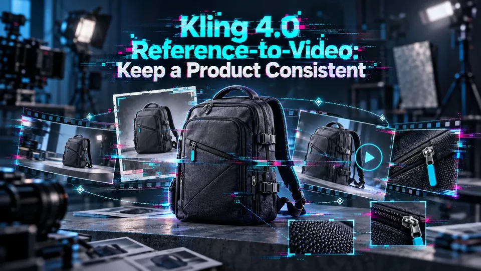 Kling 4.0 Reference-to-Video: Keep a Product Consistent