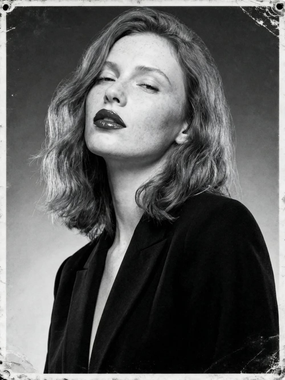 black and white style, just like the old 60s style