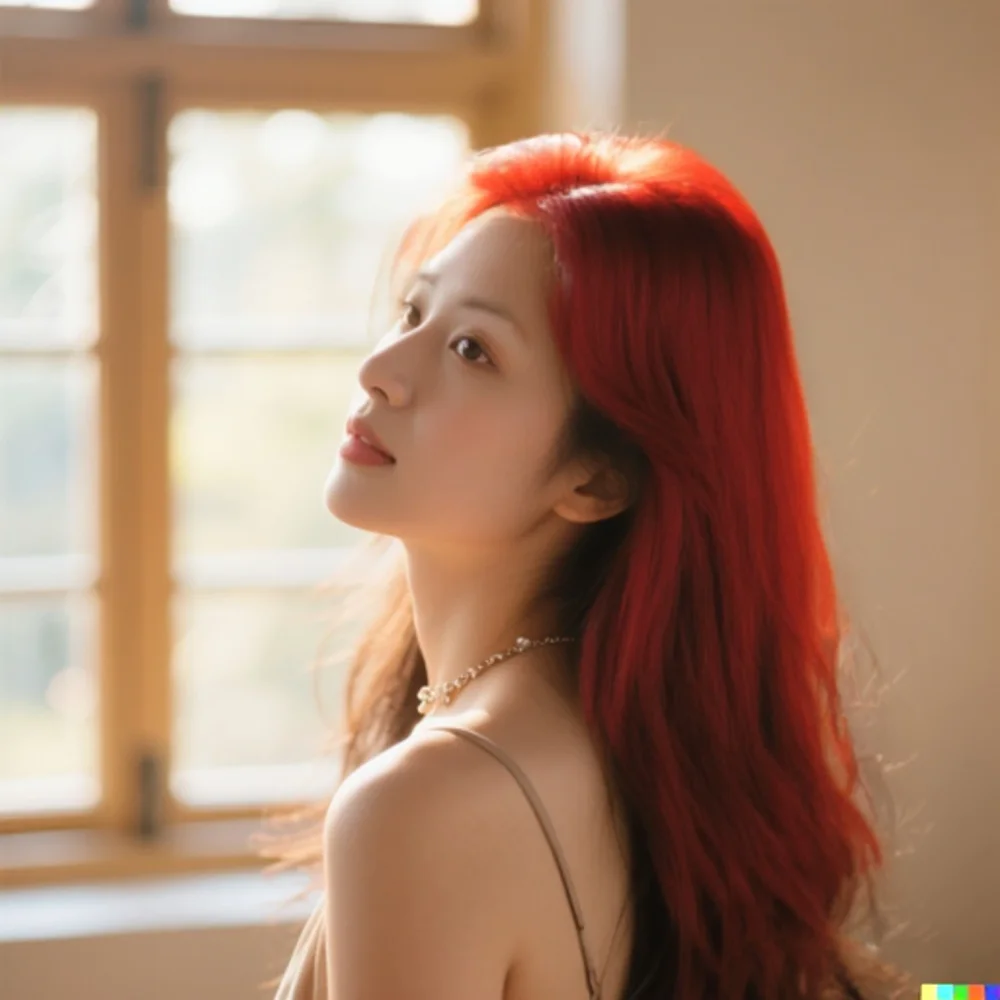 Change Hair color to red
