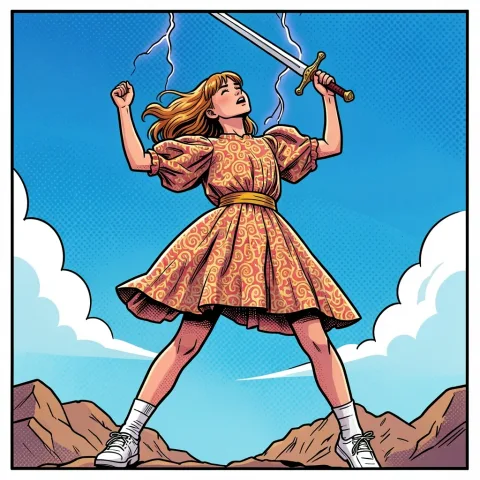 make it a comic style