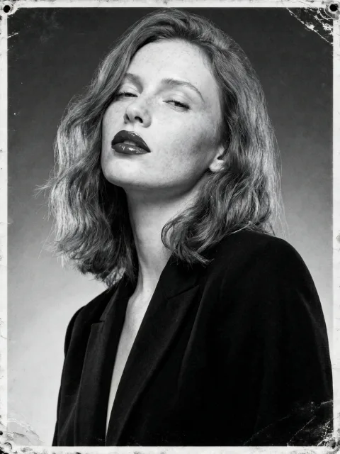 black and white style, just like the old 60s style