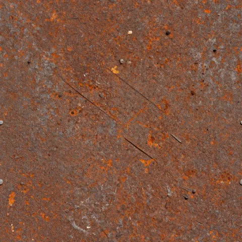 rusted iron plate